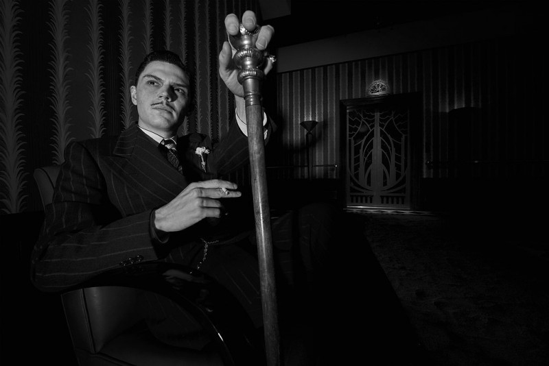 Evan Peters as Mr. March in American Horror Story: Hotel