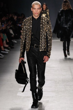 Balmain HM Men 2015 Collection Runway Show Pictures 001