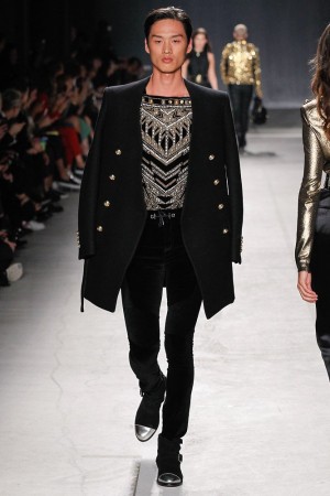 Balmain HM Men 2015 Collection Runway Show Pictures 002