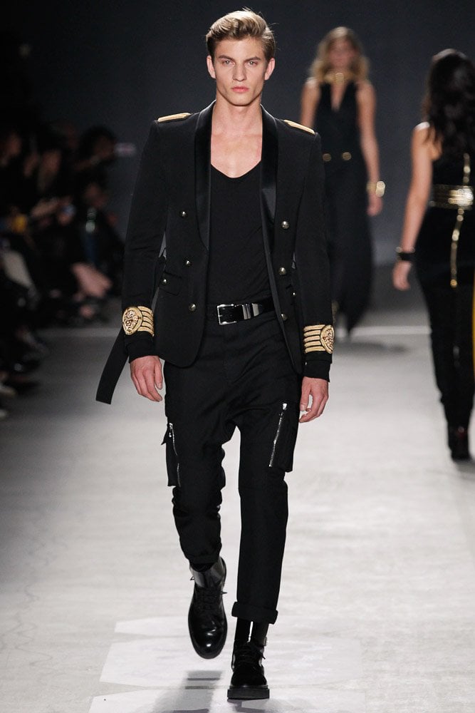 Balmain HM Men 2015 Collection Runway Show Pictures