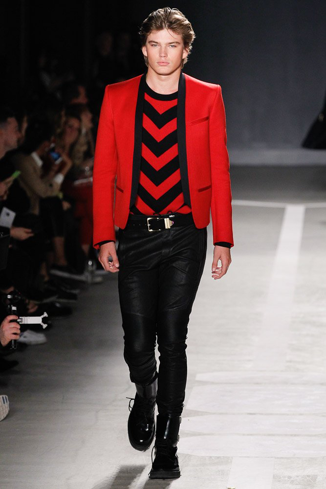 Balmain HM Men 2015 Collection Runway Show Pictures