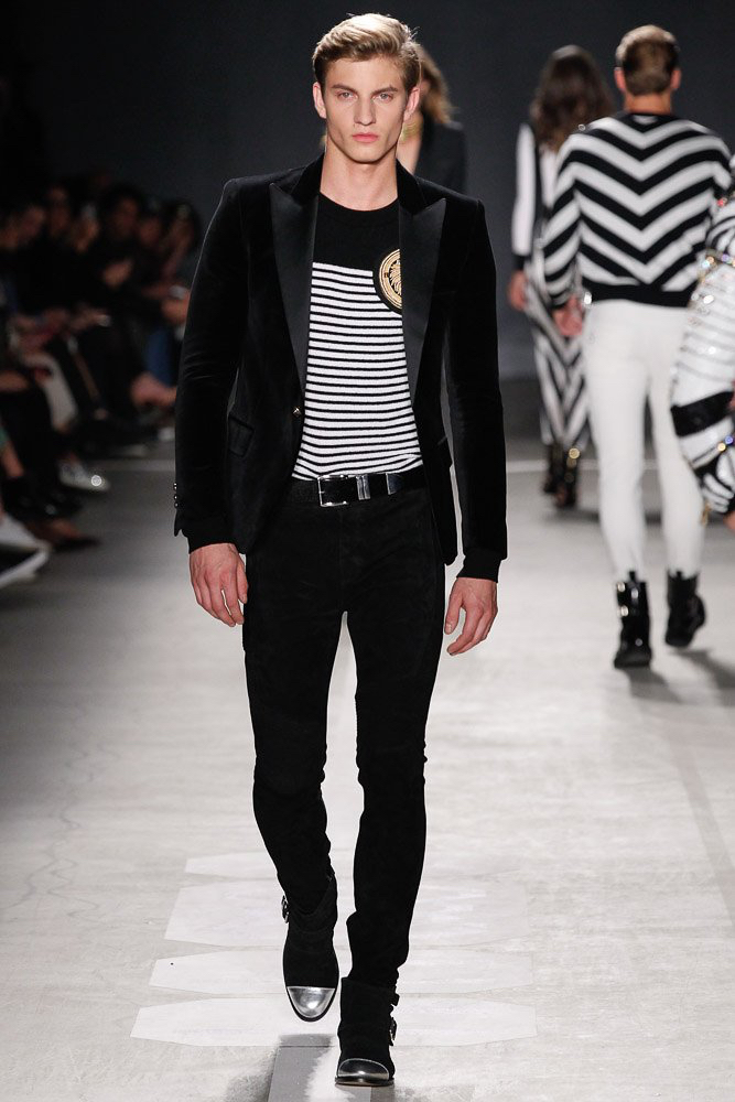 Balmain HM Men 2015 Collection Runway Show Pictures