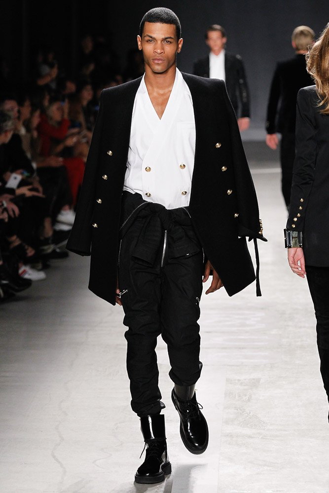 Balmain HM Men 2015 Collection Runway Show Pictures 023