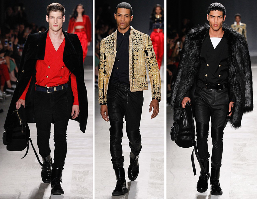 jug Savvy røre ved Balmain x H&M Men's 2015 Collection Runway Show