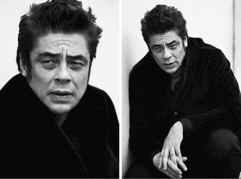 Benicio Del Toro gets serious with Port magazine