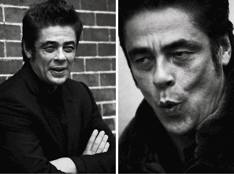 Benicio Del Toro photographed by Cedric Buchet for Port magazine