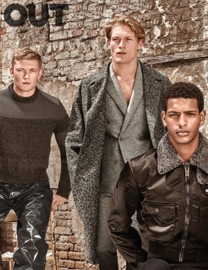 British Male Models Pose for OUT Shoot