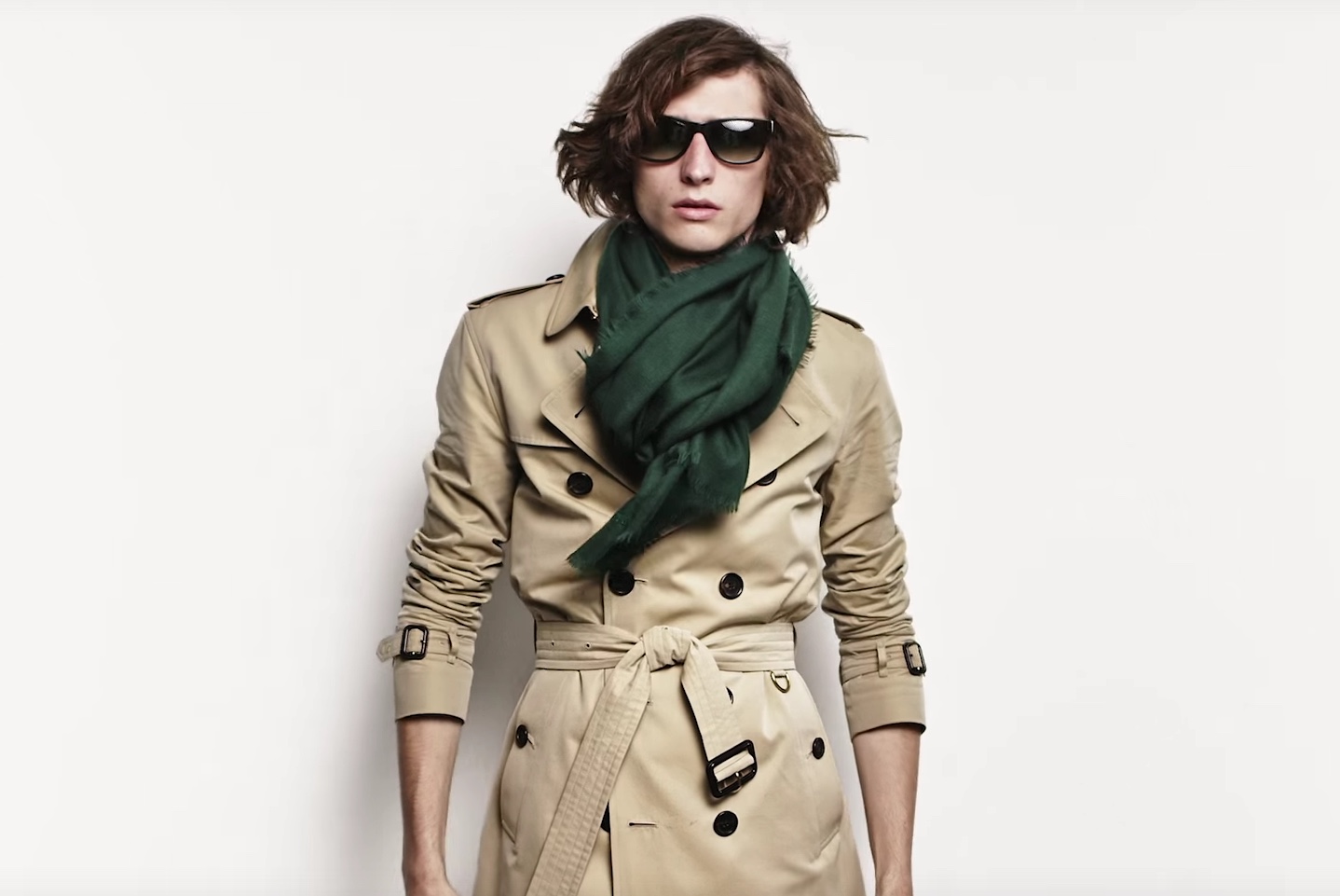 burberry style scarf mens