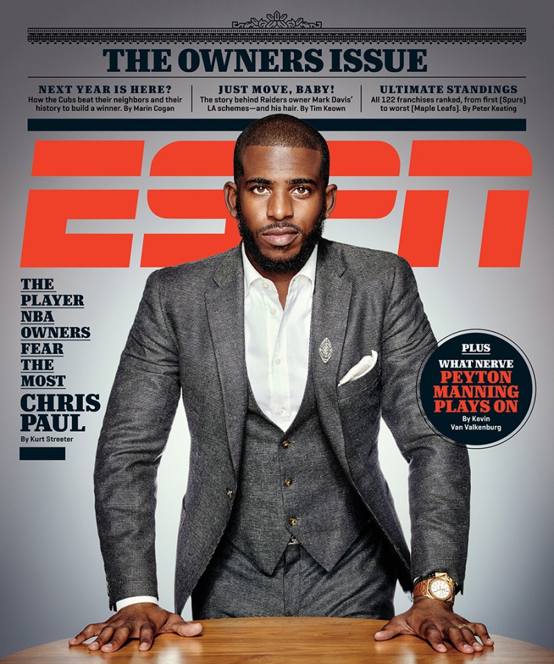 Chris Paul covers ESPN magazine
