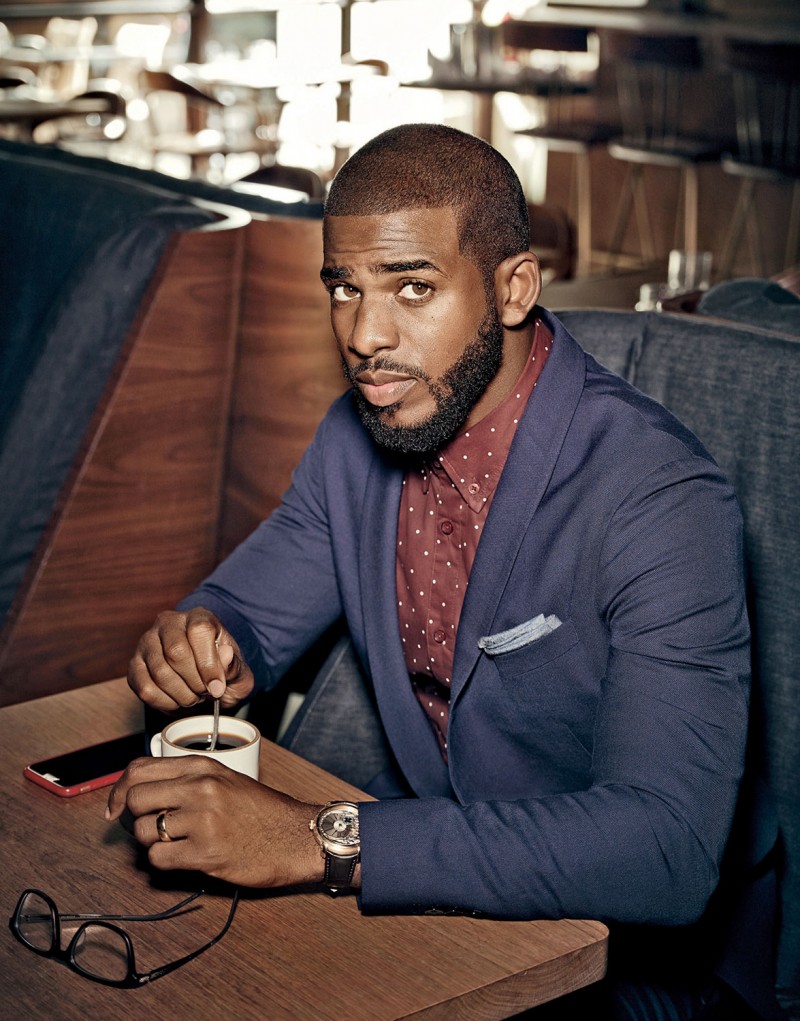 Chris Paul photographed by Art Streiber for ESPN magazine