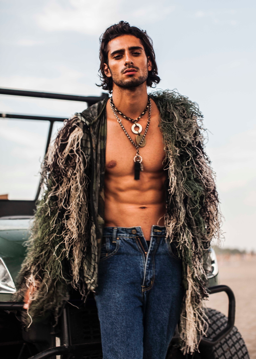 Christian Mazzilli Goes Bold for Boy Josh Shoot