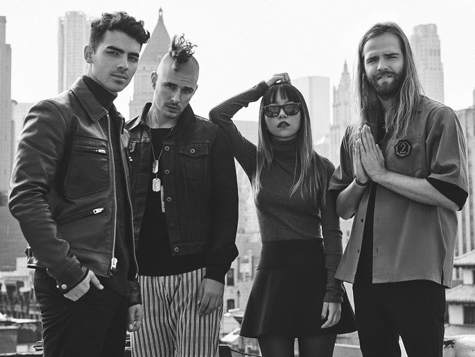 DNCE's Joe Jonas, Cole Whittle, JinJoo and Jack Lawless for Interview
