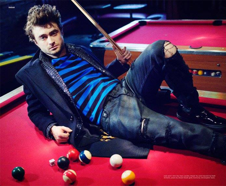 Daniel Radcliffe photographed by Simon Emmett for Nylon