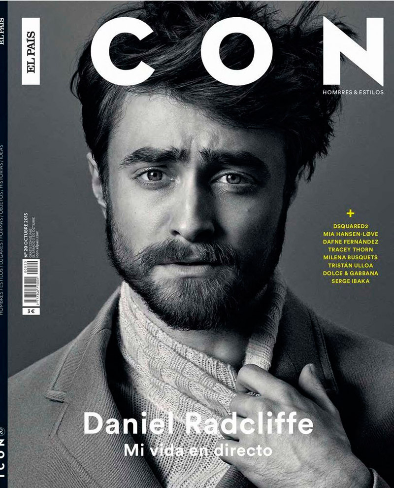 Daniel Radcliffe covers Icon El Pais.