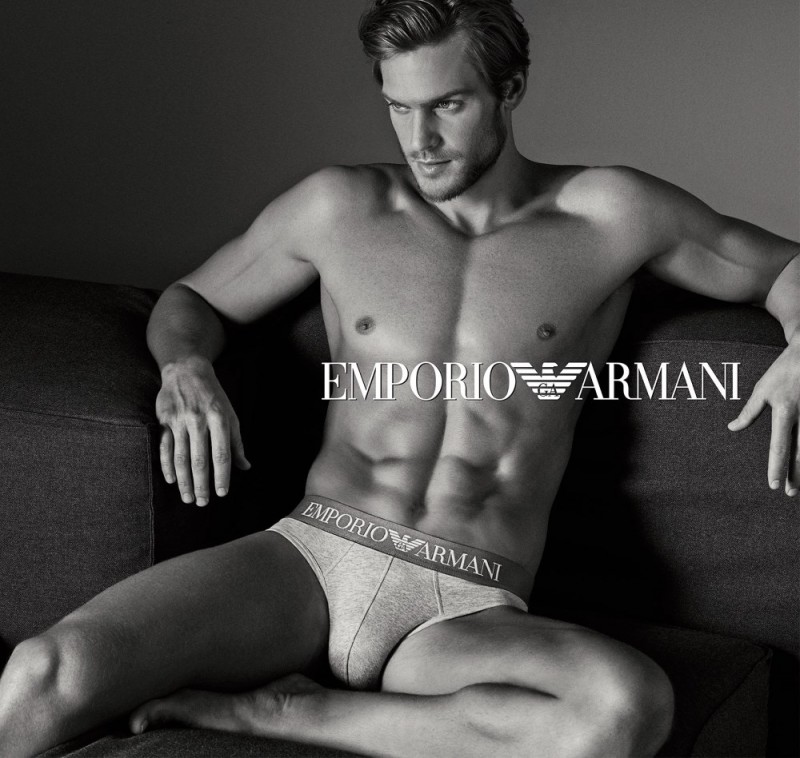 Model Jason Morgan is becoming quite the face for Giorgio Armani. After appearing in two fragrance campaigns for Acqua di Giò, Jason is photographed by Giampaolo Sgura for the Emporio Armani's latest underwear campaign.