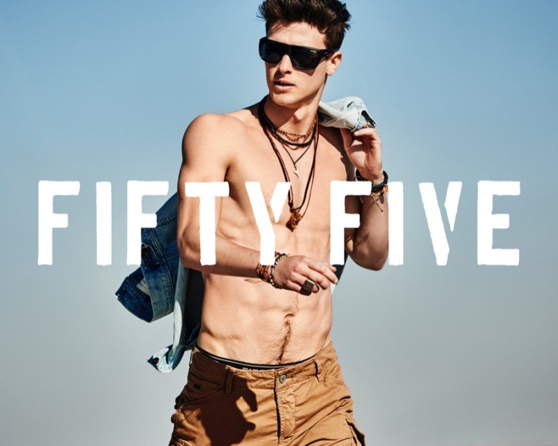 Model Joaco Carreira for Fifty Five Spring/Summer 2016 Campaign » Fifty Five Ventures Outdoors for Spring Campaign Model Joaco Carreira for Fifty Five Spring/Summer 2016 Campaign