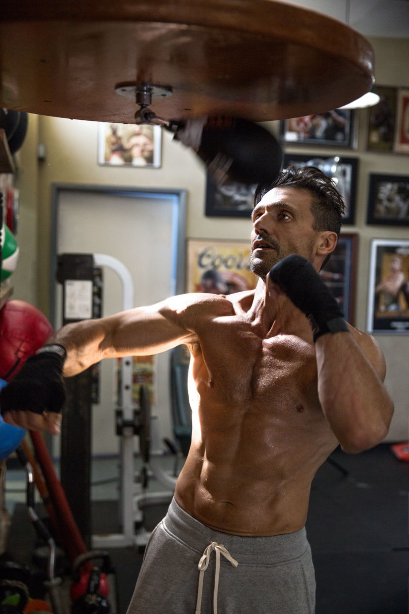 Frank Grillo throws a couple of punches for Details.