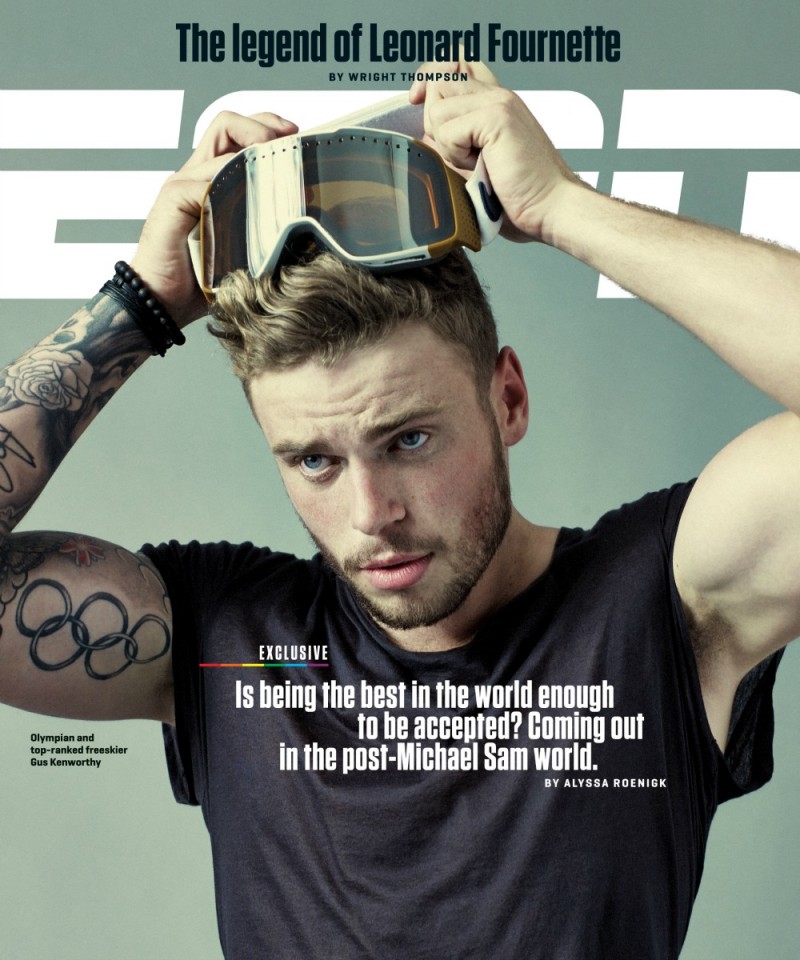 Gus Kenworthy covers ESPN magazine