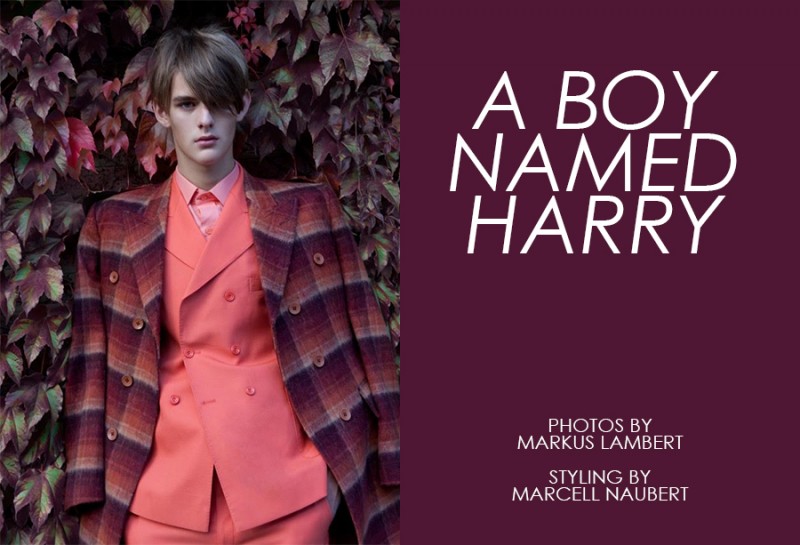 Harry Williams photographed by Markus Lambert with styling by Marcell Naubert