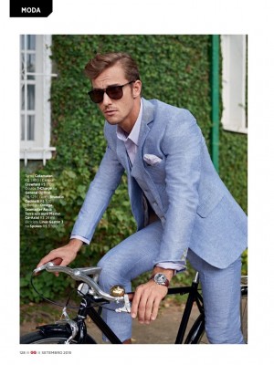 Henrique Hansmann Models Suiting for GQ Brasil – The Fashionisto