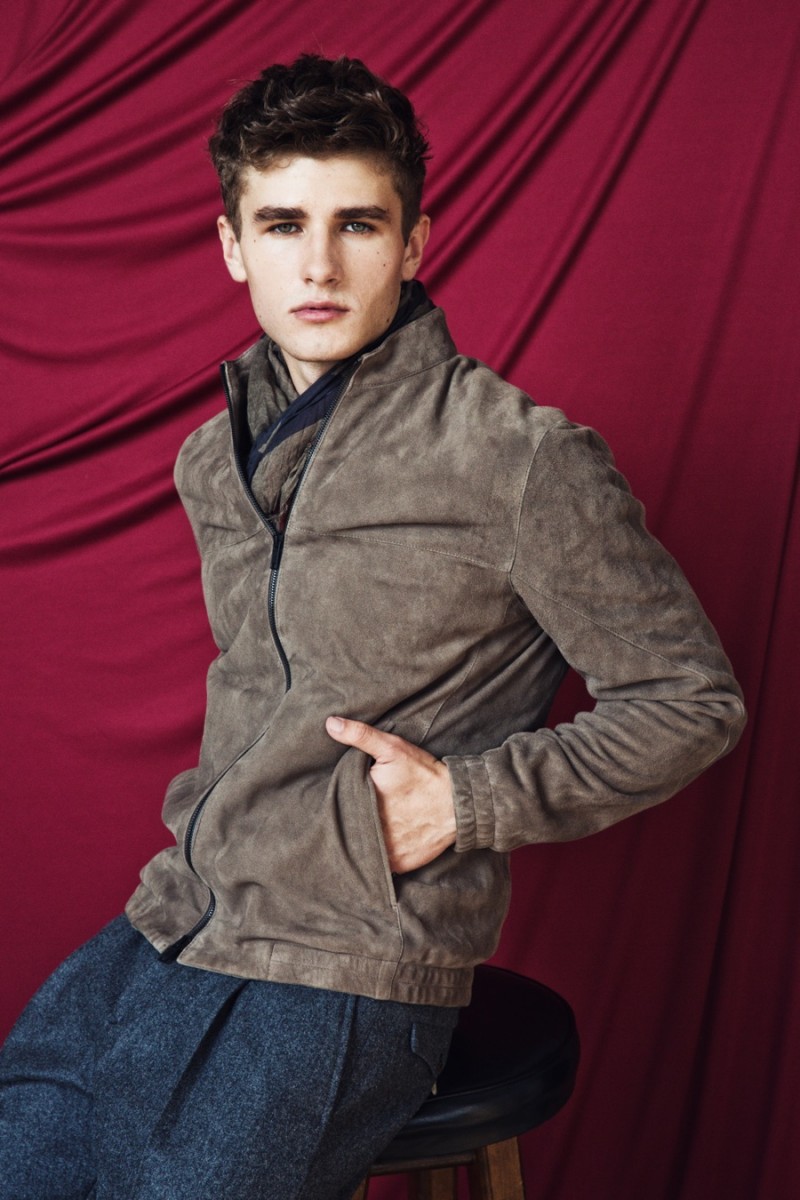 Igor wears jacket Theroy, scarf John Varvatos and trousers Hugo Boss.