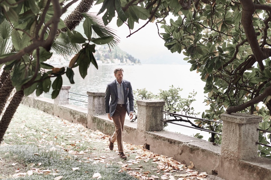 J.Hilburn Visits Lake Como for Fall Ads