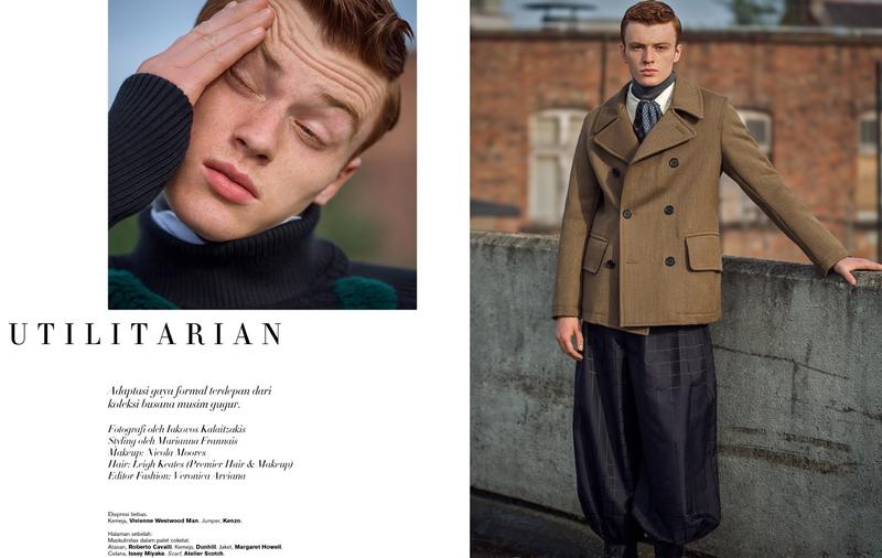 Jake Shortall for Harper's Bazaar Man