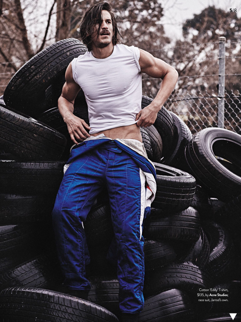 Jarrod Scott Enters the Fast Lane for GQ Australia