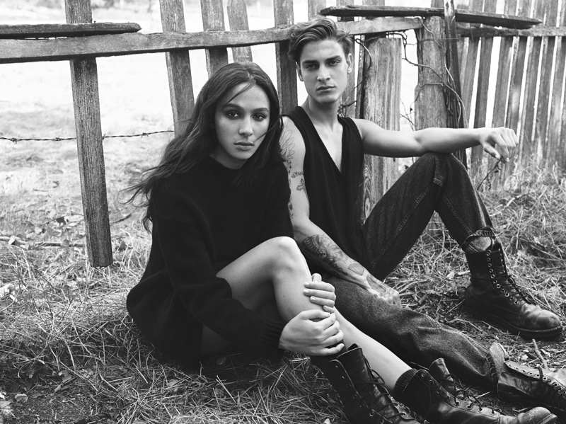 Jonathan Bellini and Aurora Perrineau for Yahoo! Style