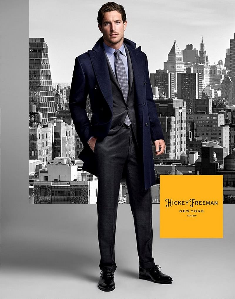 Justice Joslin for Hickey Freeman 2015 Fall/Winter