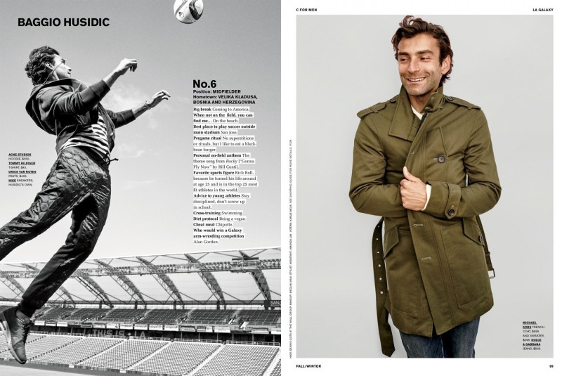 Baggio Husidic appears in C For Men