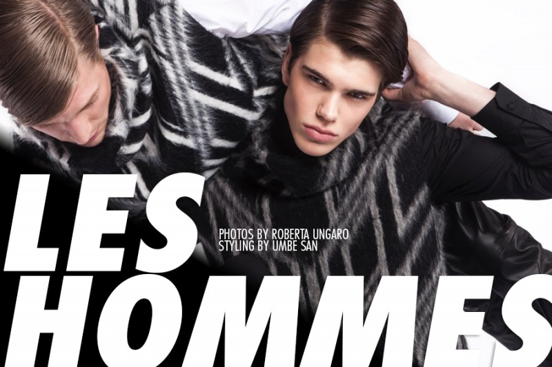 Les-Hommes-Title » Exclusive: Les Hommes by Roberta Ungaro Les-Hommes-Title