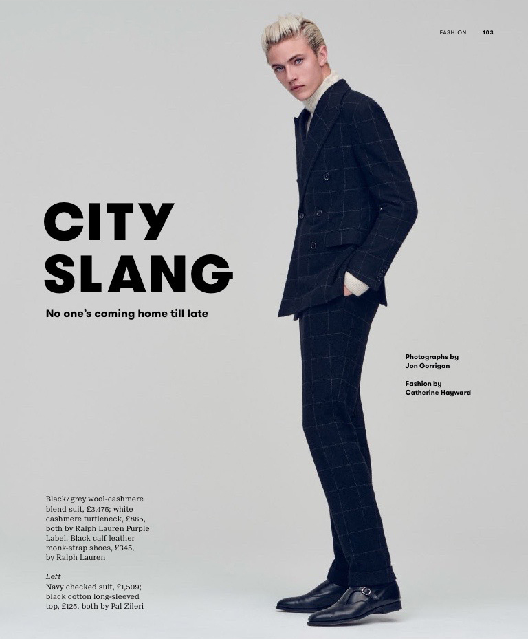 Lucky Blue Smith for Esquire Big Black Book