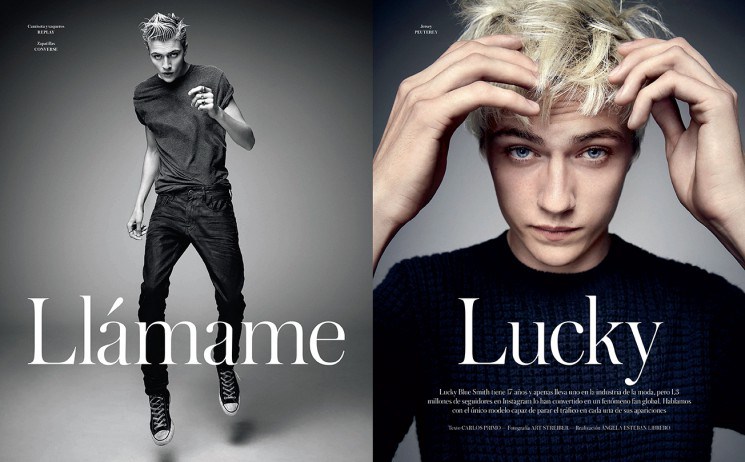 Lucky Blue Smith for Icon Magazine