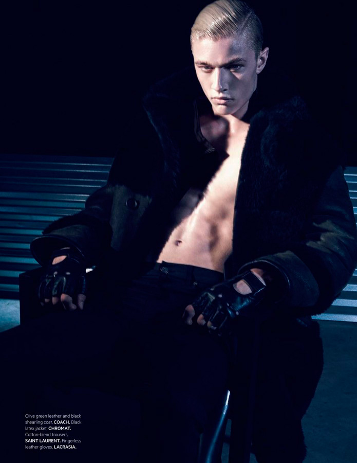 Lucky Blue Smith Goes Edgy for L’Officiel Hommes Singapore