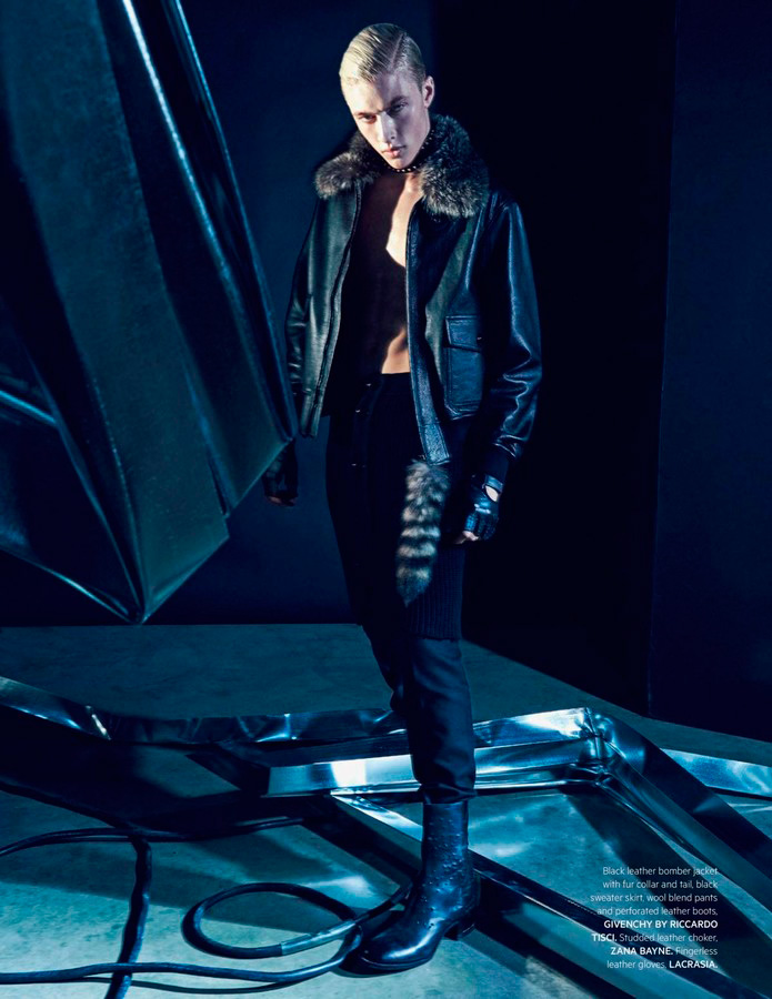 Lucky Blue Smith Goes Edgy for L'Officiel Hommes Singapore – The ...