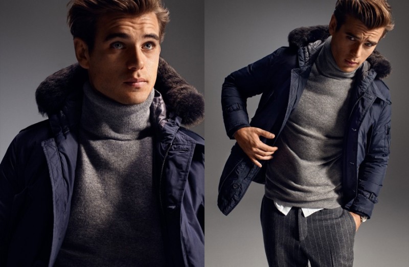 Massimo Dutti 2015 Fall Winter Menswear Matt Trethe 004