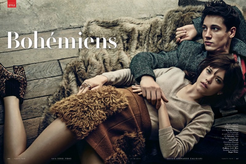 Nicolas Ripoll joins Anna Nevala for Vanity Fair Italia