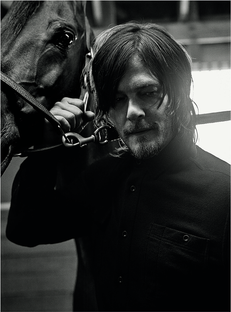 Norman Reedus photographed by Mark Seliger for Details
