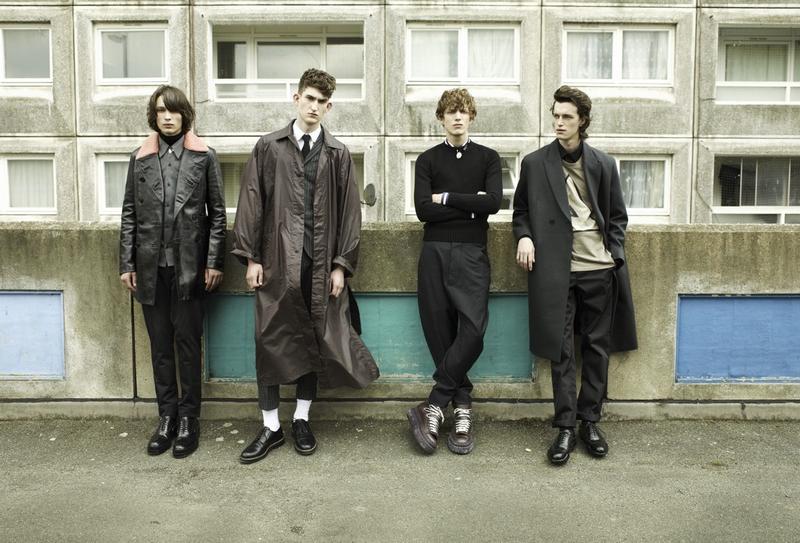 Models Tom Wells, Denam Hendry, Xavier Buestel and Reuben Ramacher for Obsession Magazine