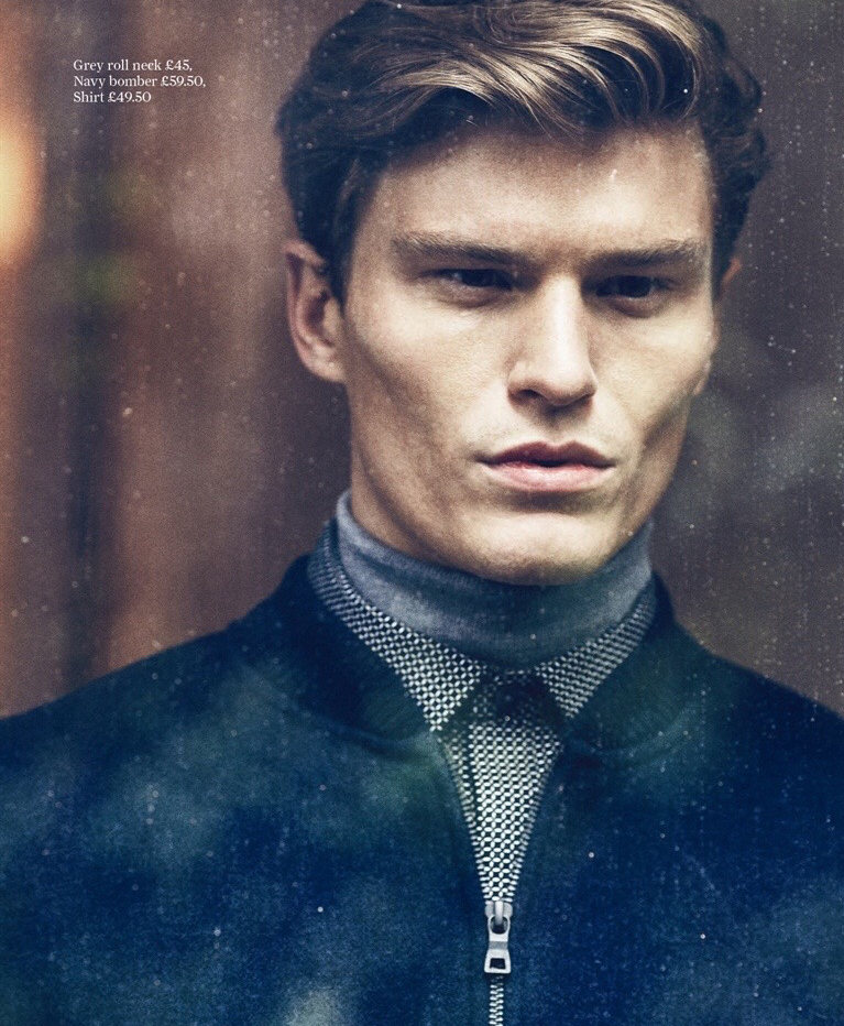 Oliver Cheshire stars in a Marks & Spencer advertorial for Attitude