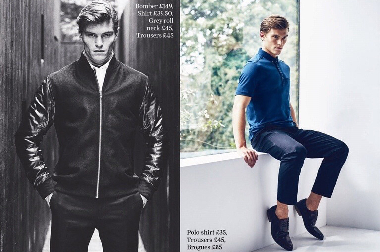 Oliver Cheshire in Marks & Spencer for Attitude