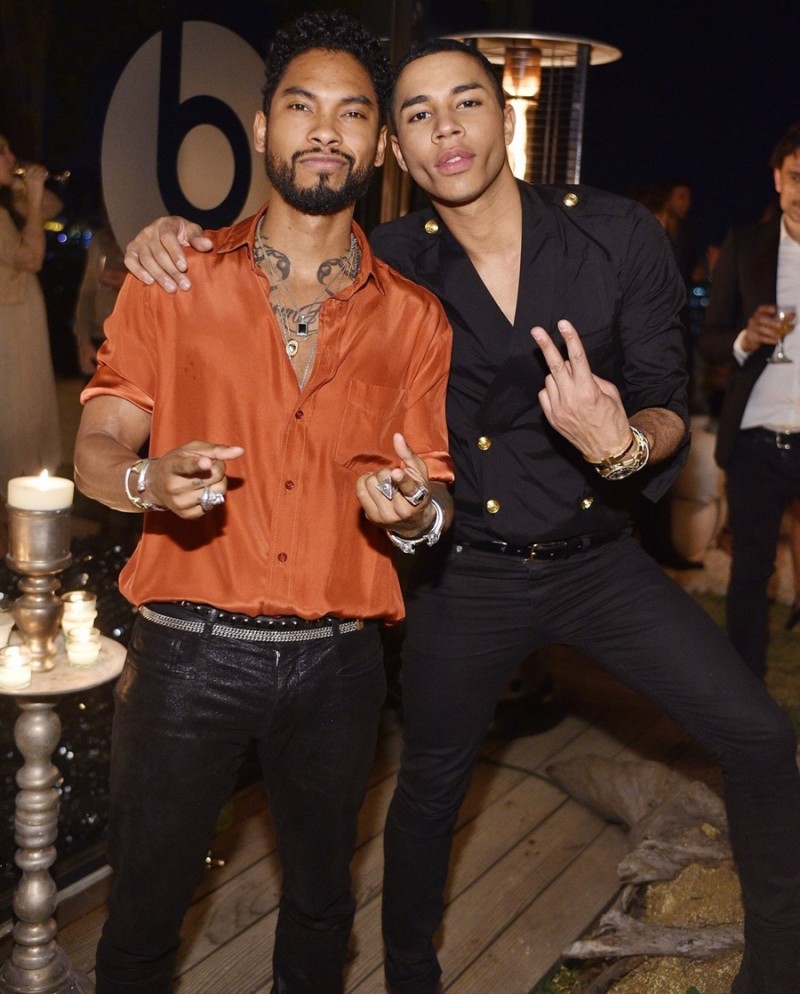 Miguel and Olivier Rousteing.