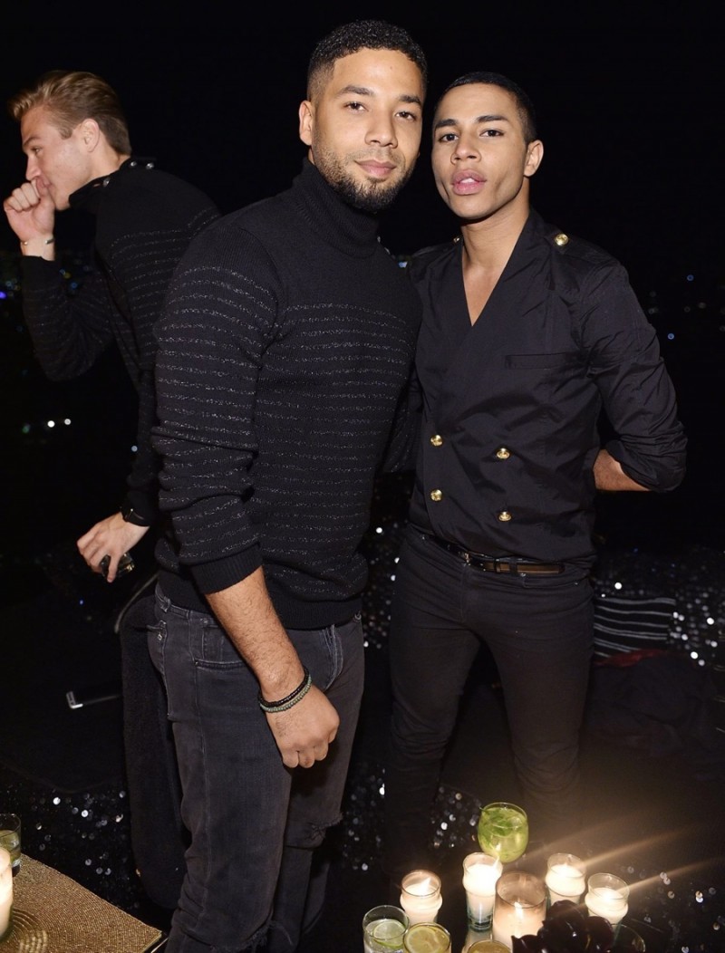 Jussie Smollett and Olivier Rousteing