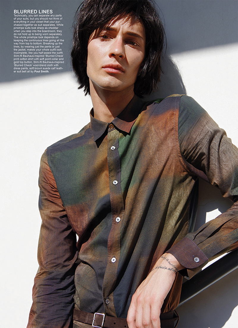 Dima Dionesov Embraces Bauhaus Rock with Paul Smith