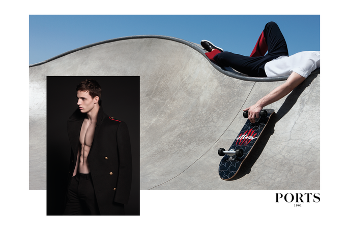 Model Julian Schneyder for Ports 1961 Fall/Winter 2015 Campaign