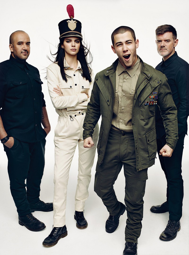 Cadet designers Raul Arevalo and Brad Schmidt join Kendall Jenner and Nick Jonas for Vogue