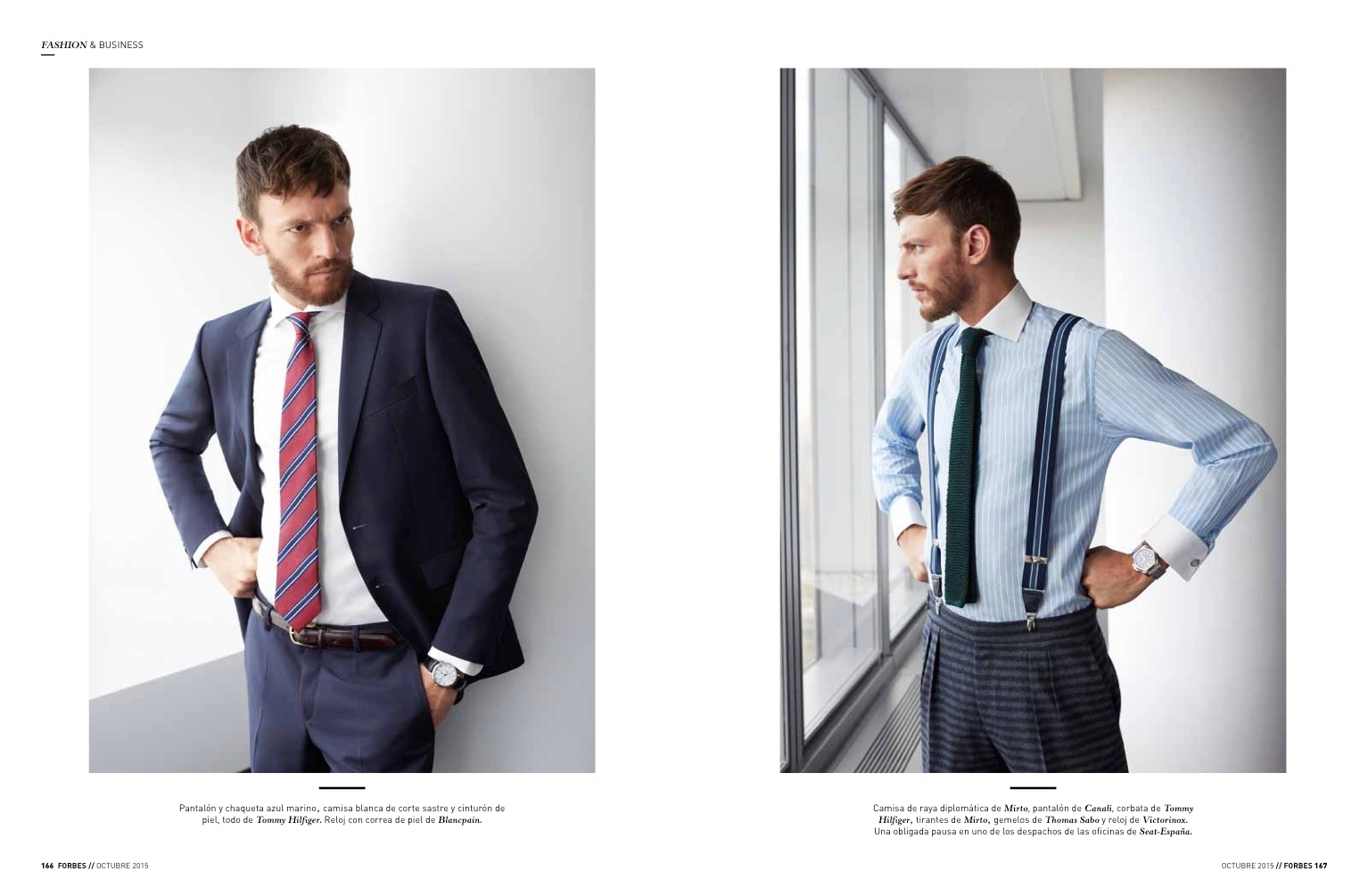Ryad Slimani Tackles Business Style for Forbes España