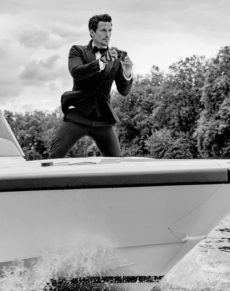 Sam Webb Channels His Best James Bond for Boat International