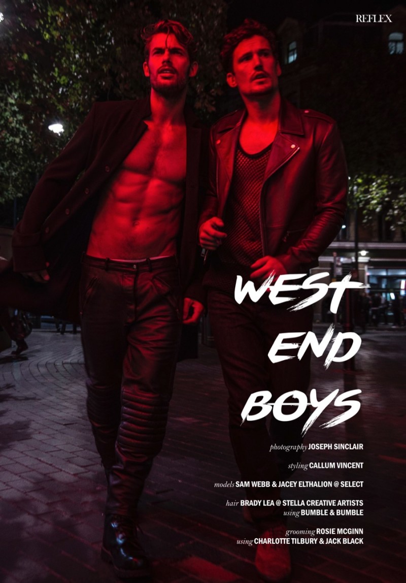 Jacey Elthalion and Sam Webb for Reflex Homme